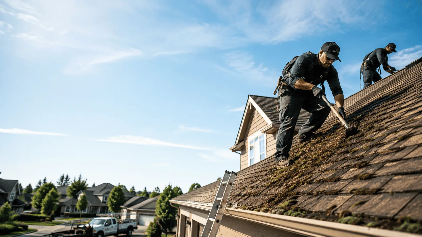Roof Moss Removal in Desoto, TX near me